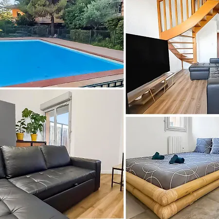 Duplex Moderne Et Lumineux Avec Piscine Et Parking Appartement Toulouse